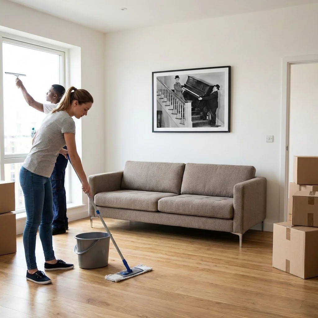 Poetsservice verhuis