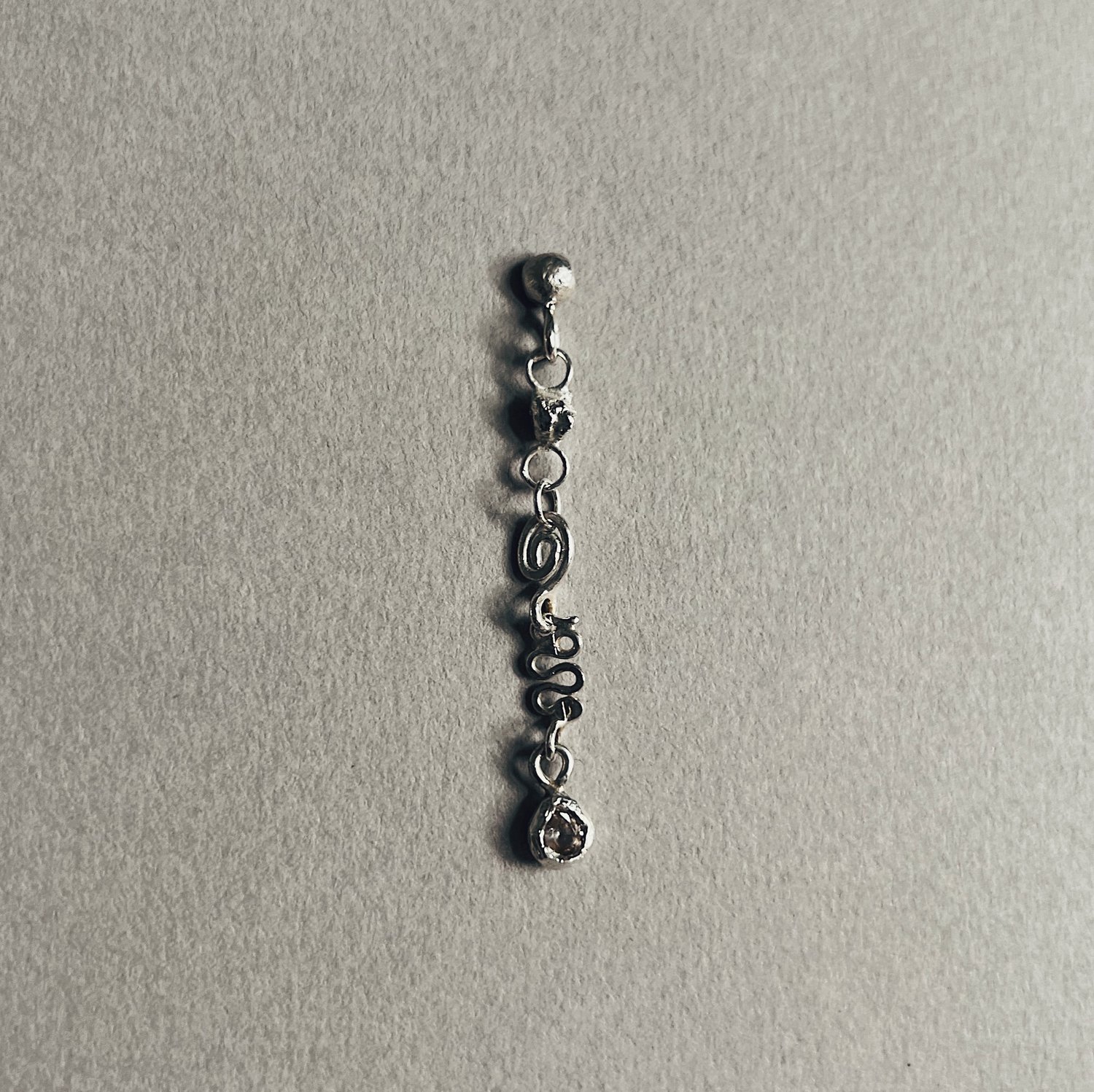 Keyhole Totem Drop Earrings