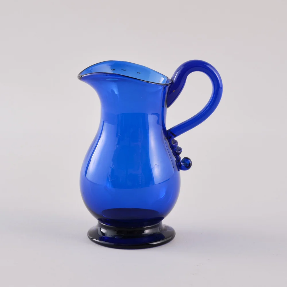 Small Blue Jug — Alderney and Wright Antique Glass 