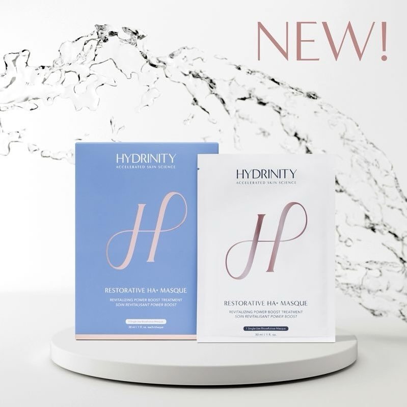 NEW PRODUCT - Revitalize your skin with the new Hydrinity restorative HA Masque! 🌟🤍

This mask is the ultimate hydration revival! It&rsquo;s packed with epidermal growth factors, targeted probiotics, and powerful hydrators. Reducing inflammation an