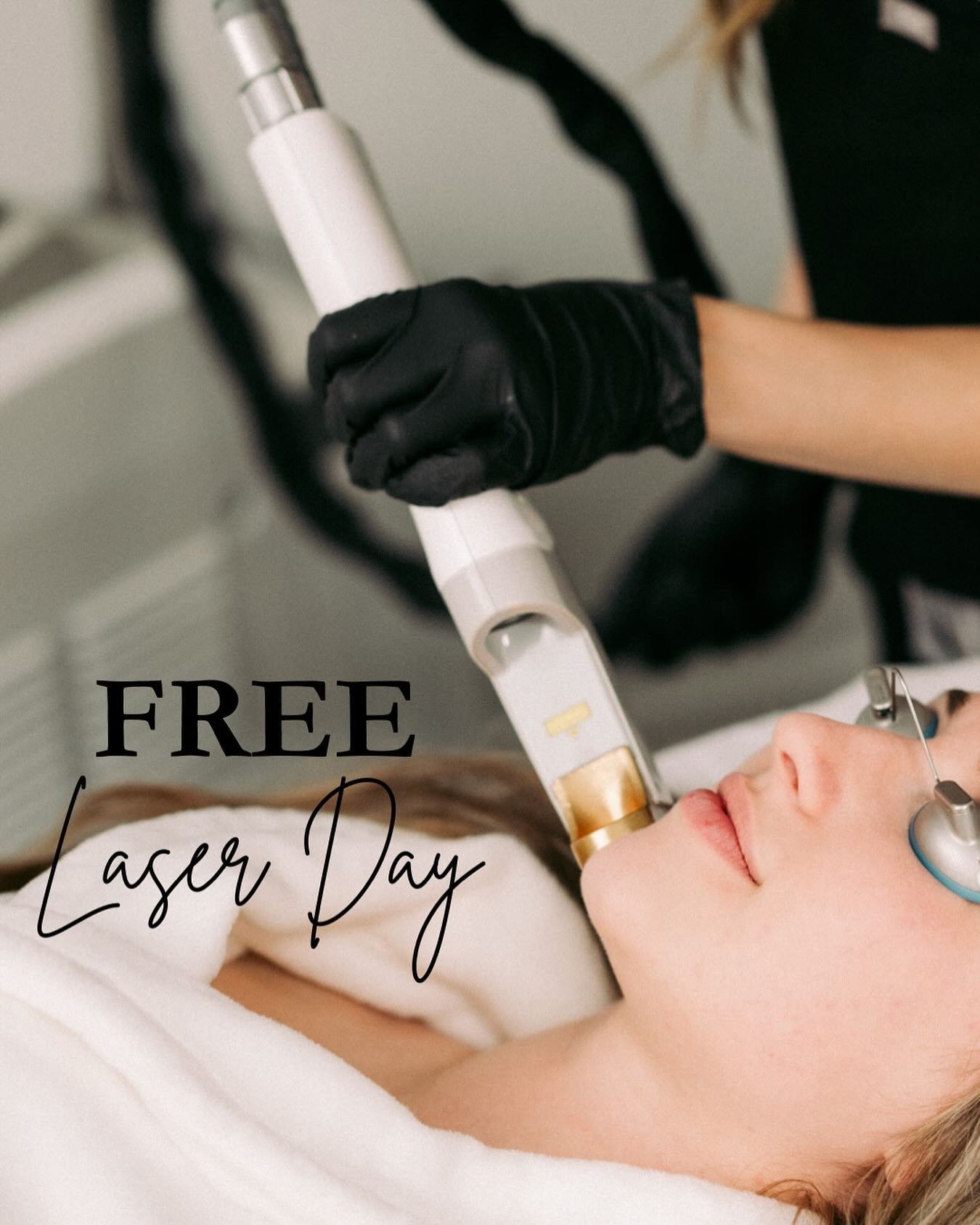 ⚡️ ONE DAY ONLY - FREE LASER - UPPER LIP, CHIN, UNDERARMS, OR BIKINI⚡️ May 22nd! 
⠀⠀⠀⠀⠀⠀⠀⠀⠀
If you&rsquo;ve been thinking of ditching the razor, now is the time to start laser!
⠀⠀⠀⠀⠀⠀⠀⠀⠀
NEW clients (or existing clients who have not previously had th