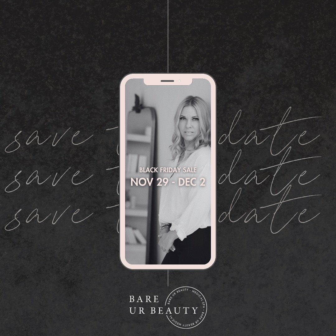 Mark your calendars 🗓️👀🖤
BLACK FRIDAY, let&rsquo;s go!
We&rsquo;re coming in hotttttttt 🔥
#blackfriday 
#savethedate 
#tistheseason