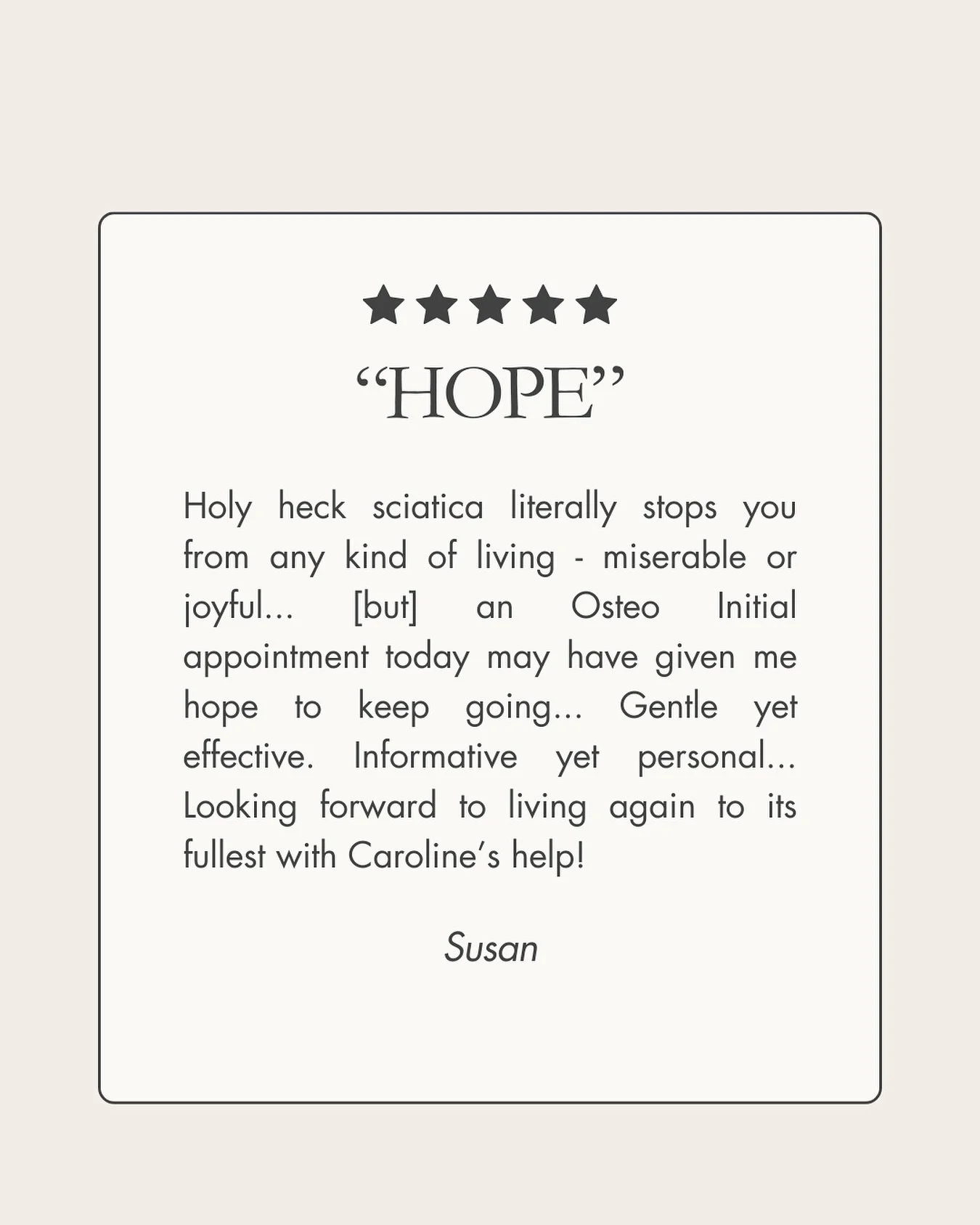 Real relief. 
Real results.

At BUB, we believe in a whole-istic approach and healing from the inside out. When expertise meets compassion, healing happens, and this client&rsquo;s testimonial demonstrates how that transformation happened for her!

M