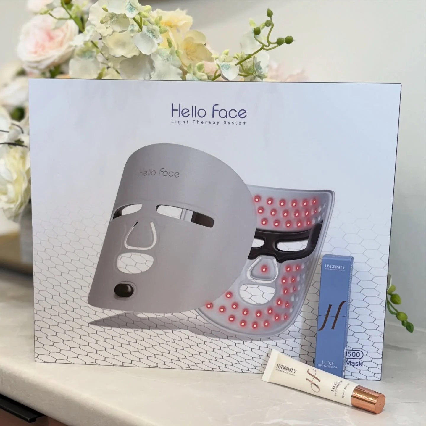 Say hello to Hello Face! 

Our new LED Face Mask combines clinical-grade tech with total comfort to treat acne, boost collagen, and brighten your skin at home &mdash; no appointments required! 
Every wavelength is designed for visible transformation
