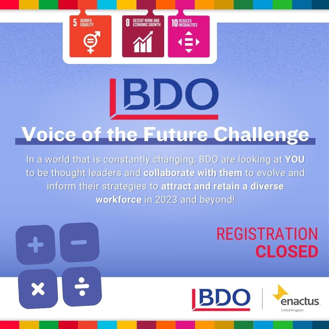 BDO Voice of the Future Challenge CLOSED