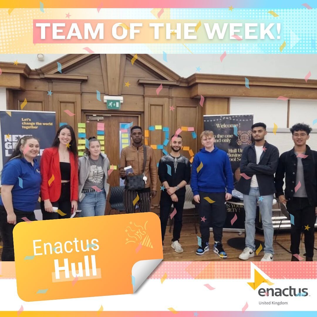 INTRODUCING Team of the Week!&nbsp;

Here at Enactus UK, as we dive back into action, we're thrilled to spotlight the extraordinary teams that exemplify the 'Enactus spirit' by going above and beyond. Each week, we'll celebrate a different team to sh