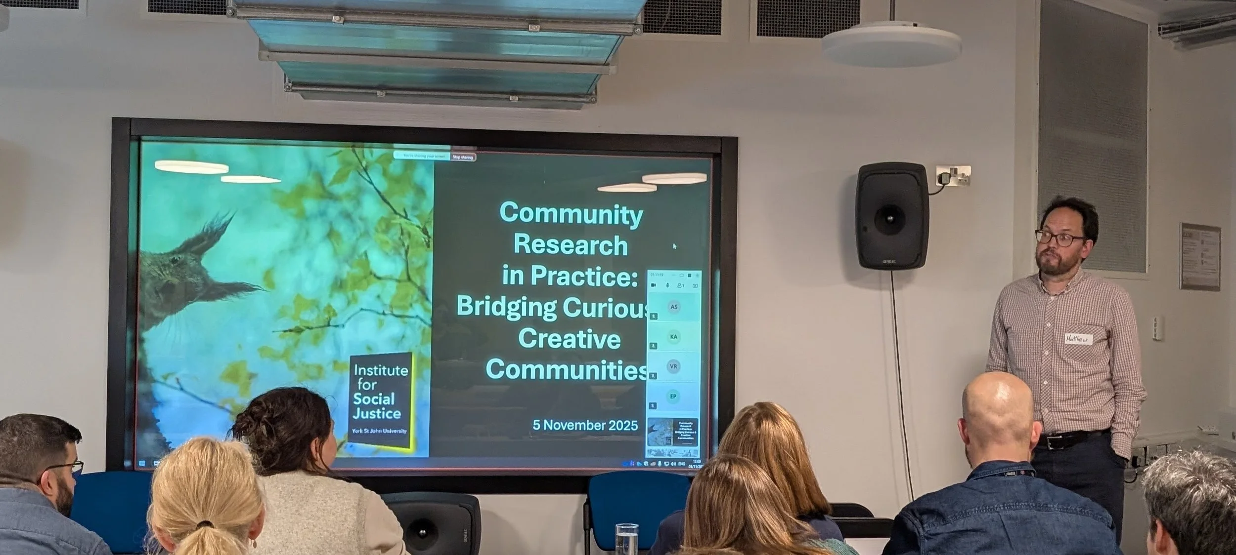 Reflections on NACE CPD at York St John University