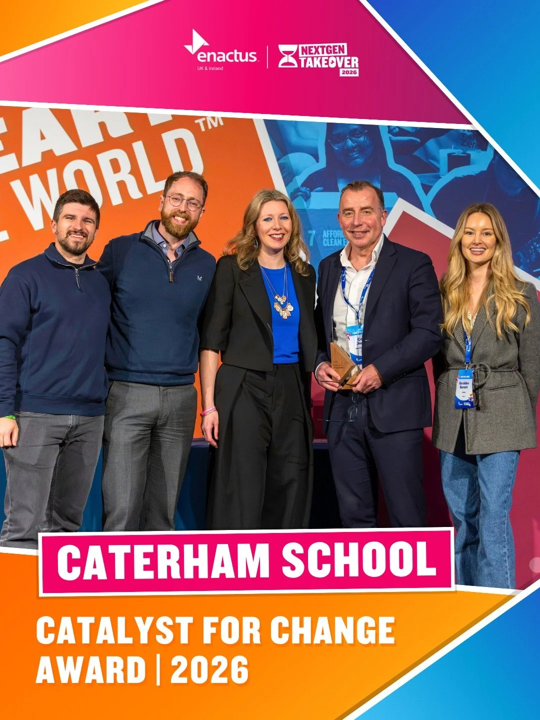 Today, we&rsquo;re celebrating the FIRST EVER Catalyst for Change winner, an award launched at the NextGen Takeover 2026 to recognise those who truly embody our values of collaboration, integrity, passion, and innovation&hellip; 💥✨

Congratulations 