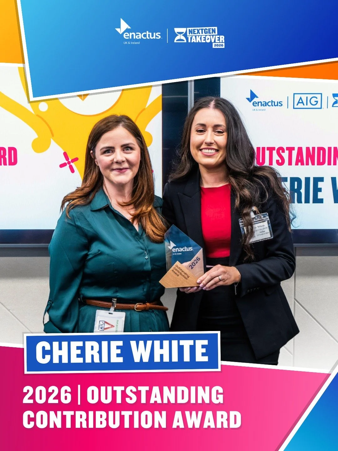 As our post-Expo throwback continues, we&rsquo;ve got two more incredible people to celebrate... The winner of this year&rsquo;s Outstanding Contribution Award and our Partner Champion of the Year for 2026! 🙌

Congratulations to Cherie White and Rya