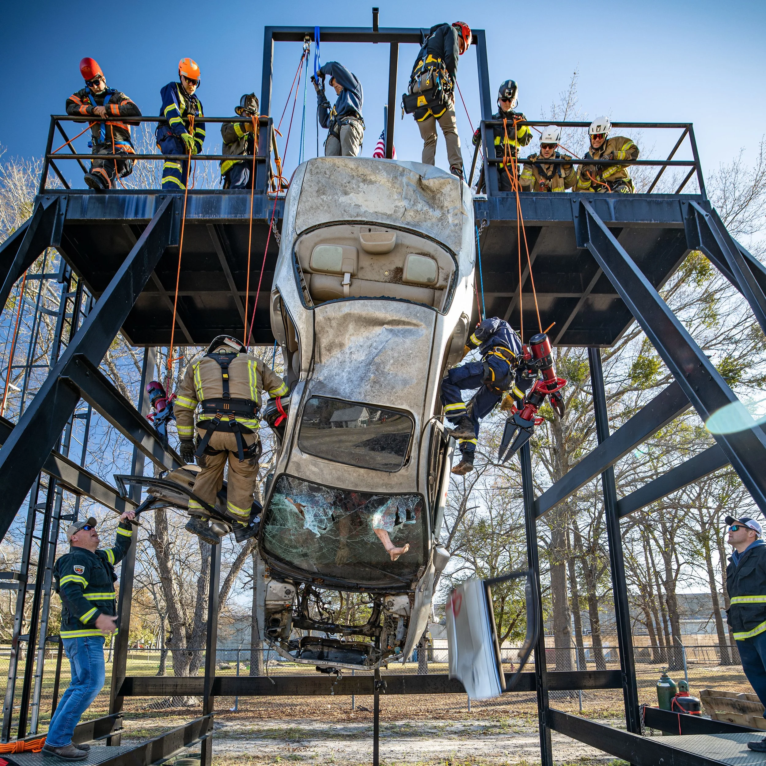Firefighter Machine Extrication Firefighter Extrication Training — Victory Steel