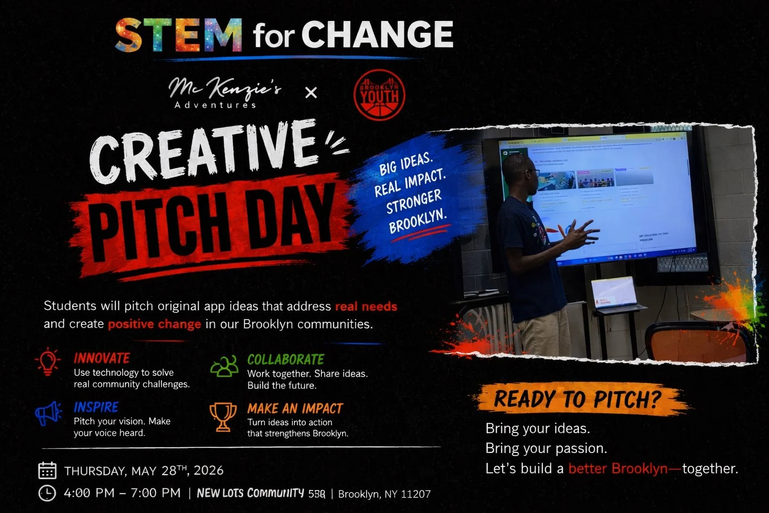 STEM For Change Pitch Day