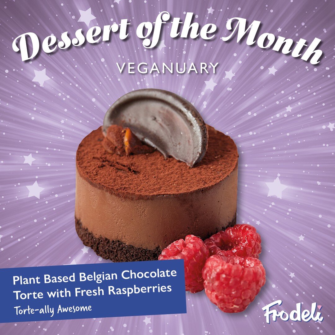 Don't sacrifice life's little pleasures this Veganuary... turn to Frodeli instead! For those taking part in Veganuary this new year, we've got all the answers with our Belgian Chocolate Torte 😍There's no need for Belgian waffles here, this dessert s