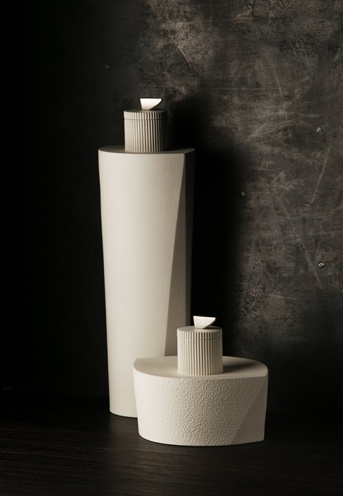 Flight 55, 2006 porcelain, stainless steel