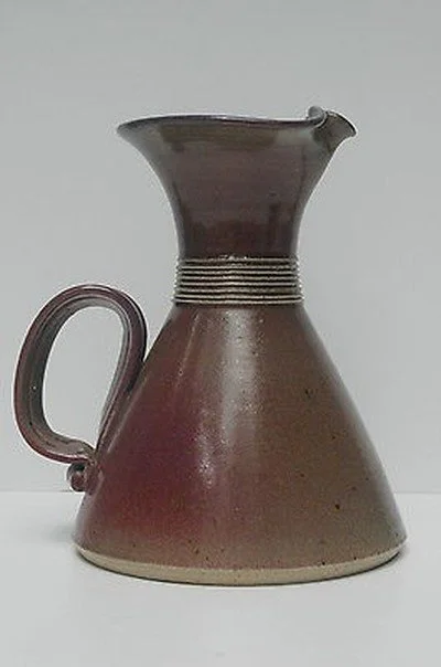 Carafe/pichet, 1977 wheel thrown stoneware 