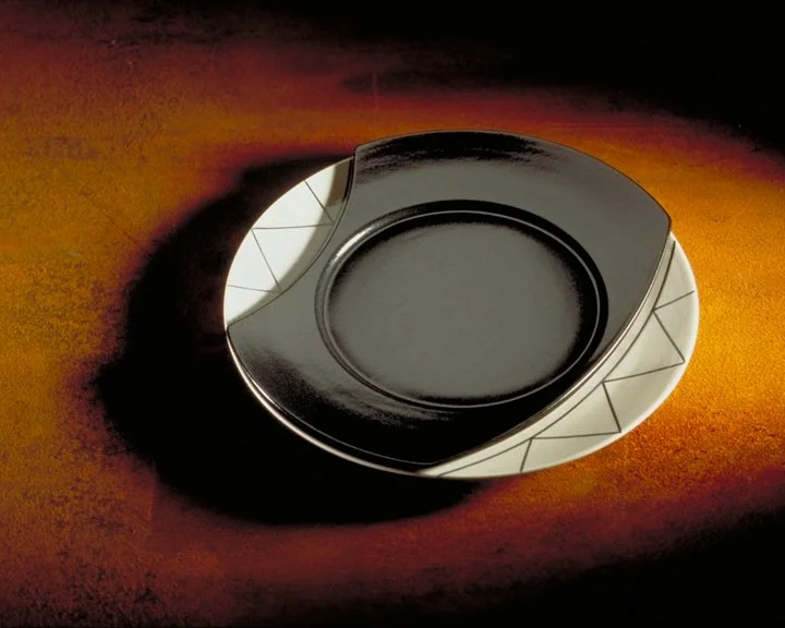 Illusion plates 1987 earthenware 