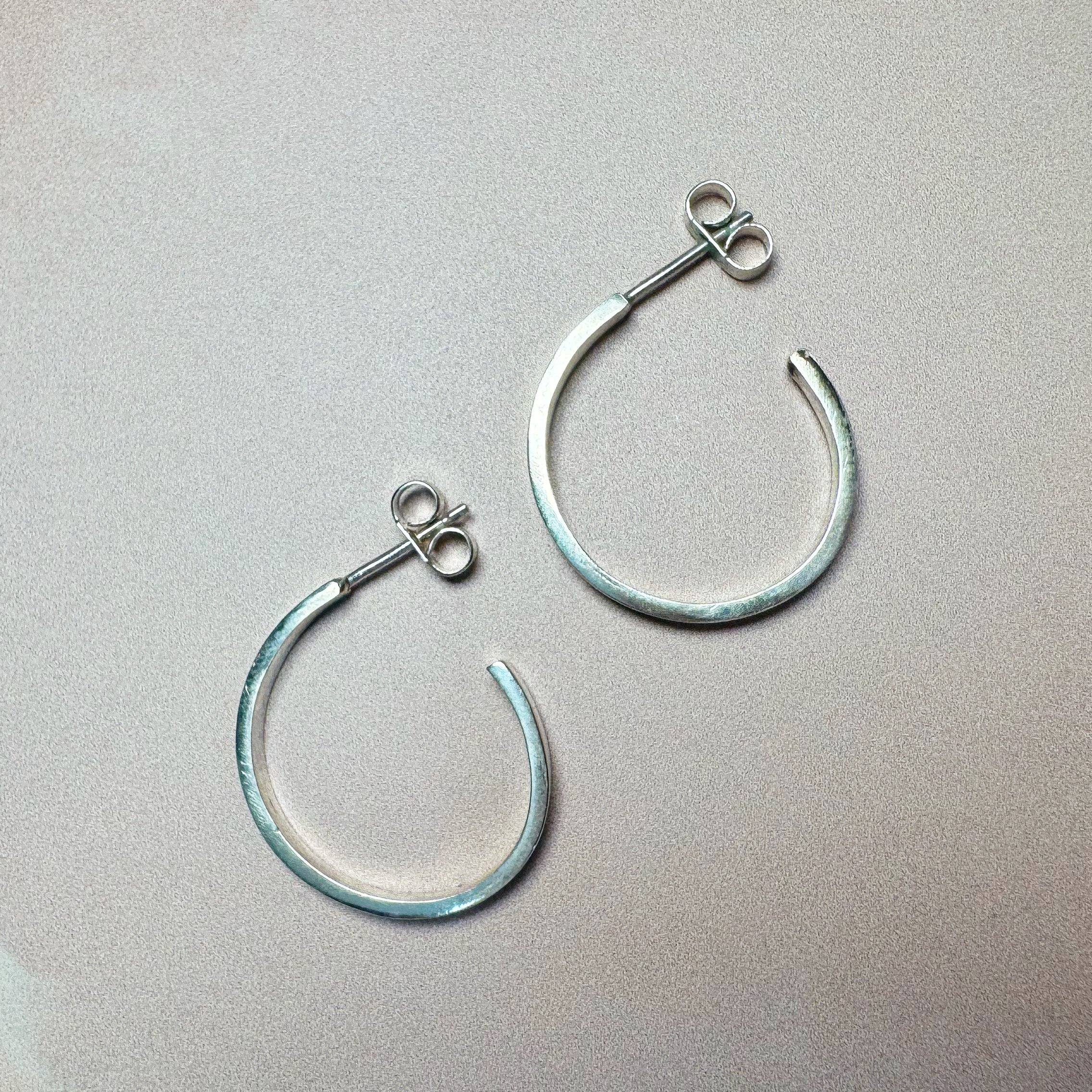 Zero Waste Medium Flat Profile Hoops Top Down View.jpg