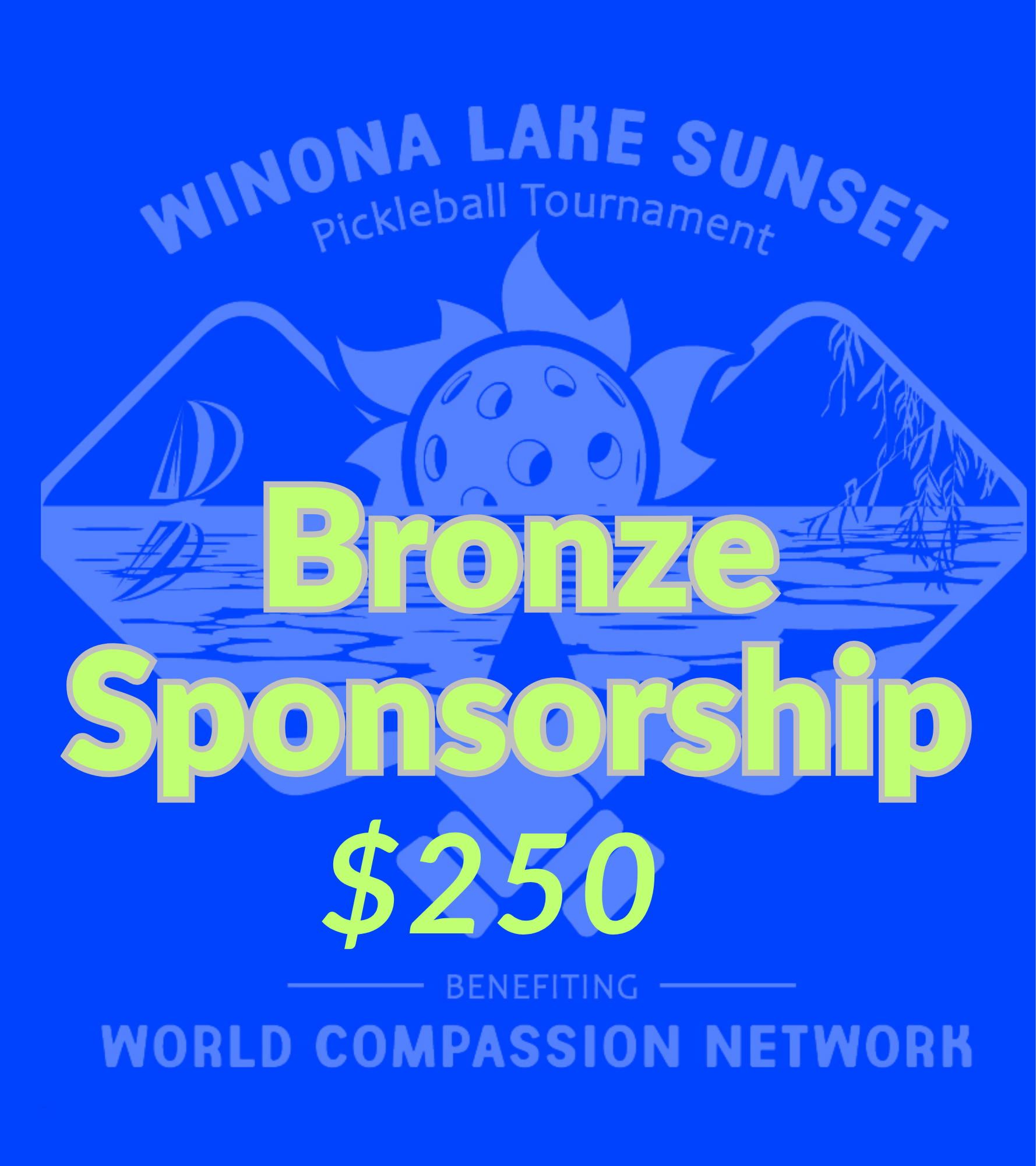 Bronze Sponsorship $250