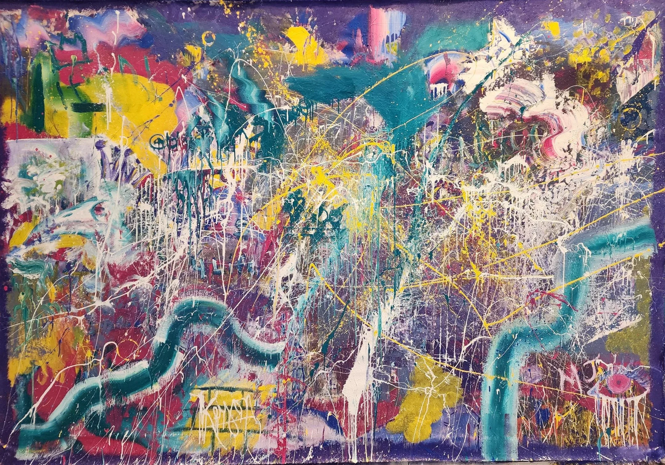 Bromo Arts District Community Art Wall