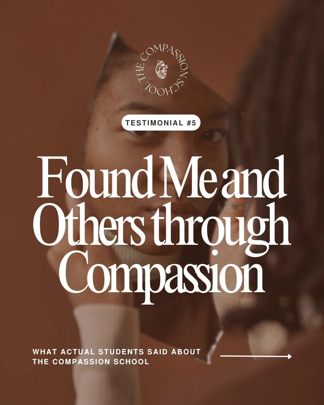 💫 Testimonial #5 from The Compassion School - Found Me and Others through Compassion�

I&rsquo;ve been surveying past students and attendees of my school, The Compassion School, and I want to share real feedback with all of you. One of the top 5 rea