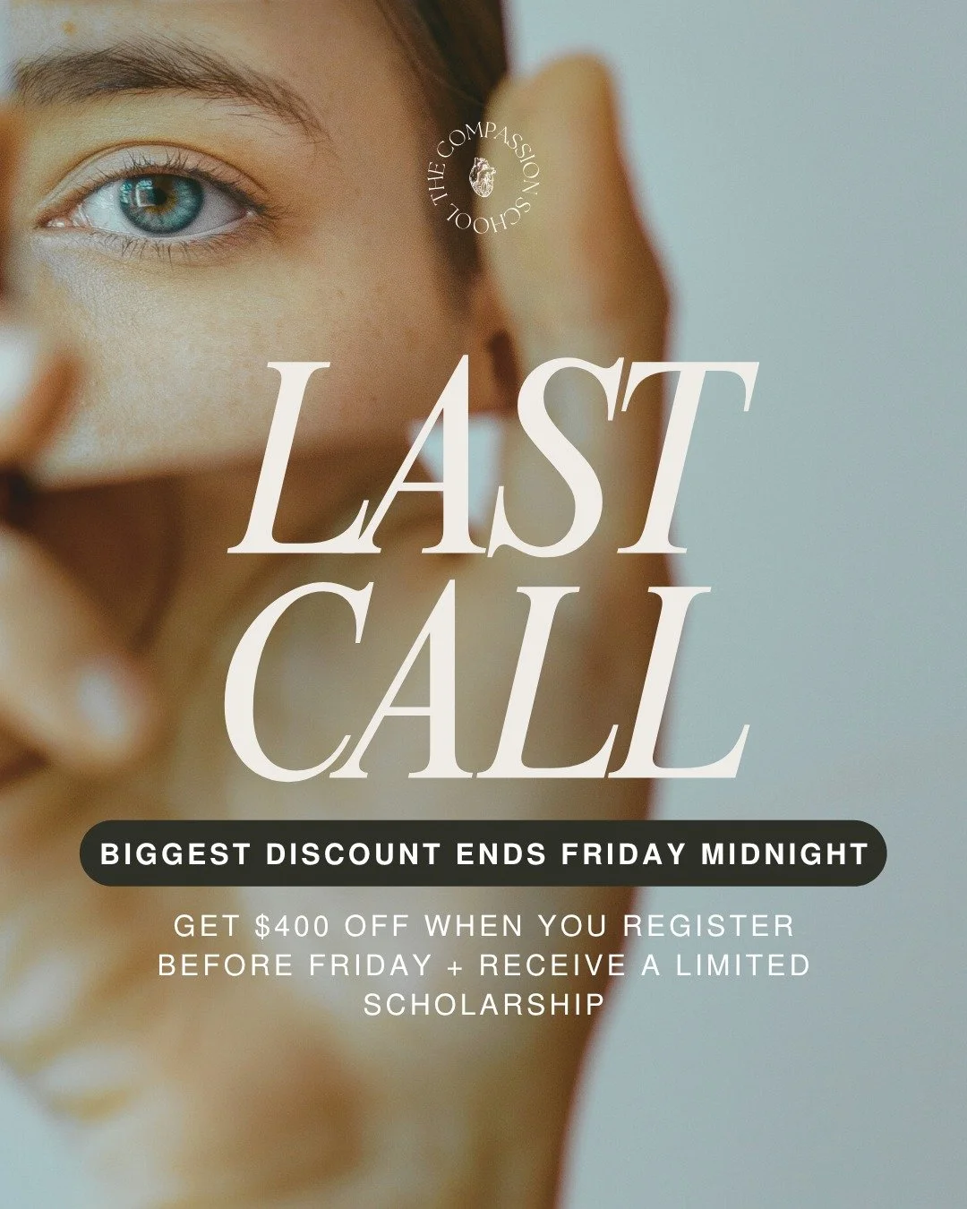 💥 LAST CALL - Get $400 OFF + Giveaway!

🌱 Receive a limited scholarship and register before August 1st and get $400 OFF? Instead of paying $1599, you can get the LIVE! 12 week course with me as your life consultant and facilitator of The Compassion
