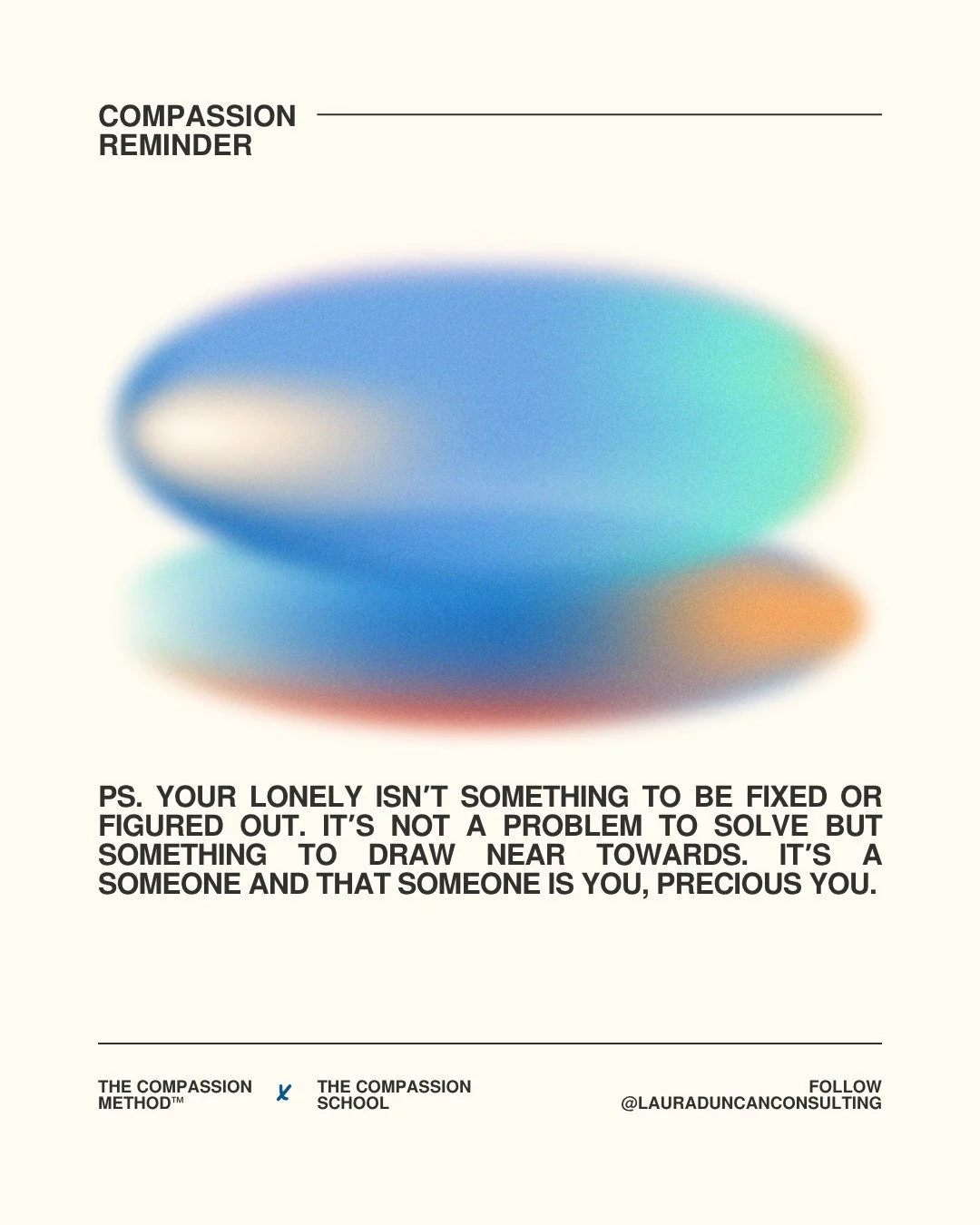 &ldquo;PS. Your lonely isn&rsquo;t something to be fixed or figured out. It&rsquo;s not a problem to solve but something to draw near towards. It&rsquo;s a someone and that someone is you, precious you.&rdquo; - @lauraduncanconsulting�

🌱 I&rsquo;m 