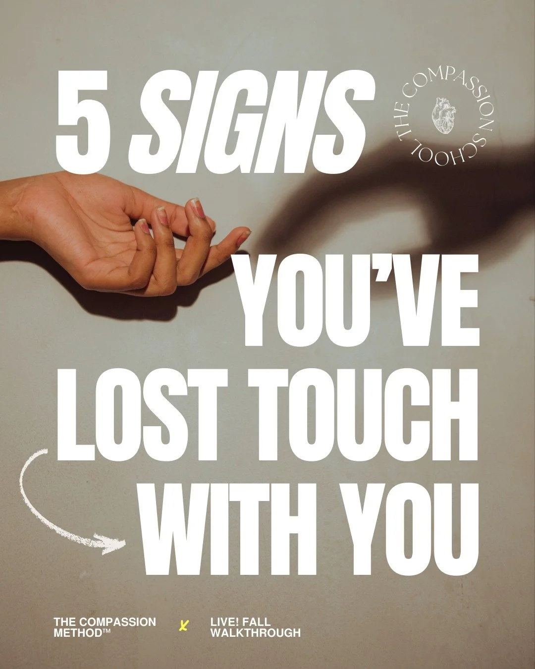 ❗️5 Signs You&rsquo;ve Lost Touch With You

1. You Won&rsquo;t Say No. It&rsquo;s not that you can&rsquo;t say &ldquo;no&rdquo;&mdash;you won&rsquo;t, because it feels too costly. Always saying &ldquo;yes&rdquo; at the cost of you may serve you short