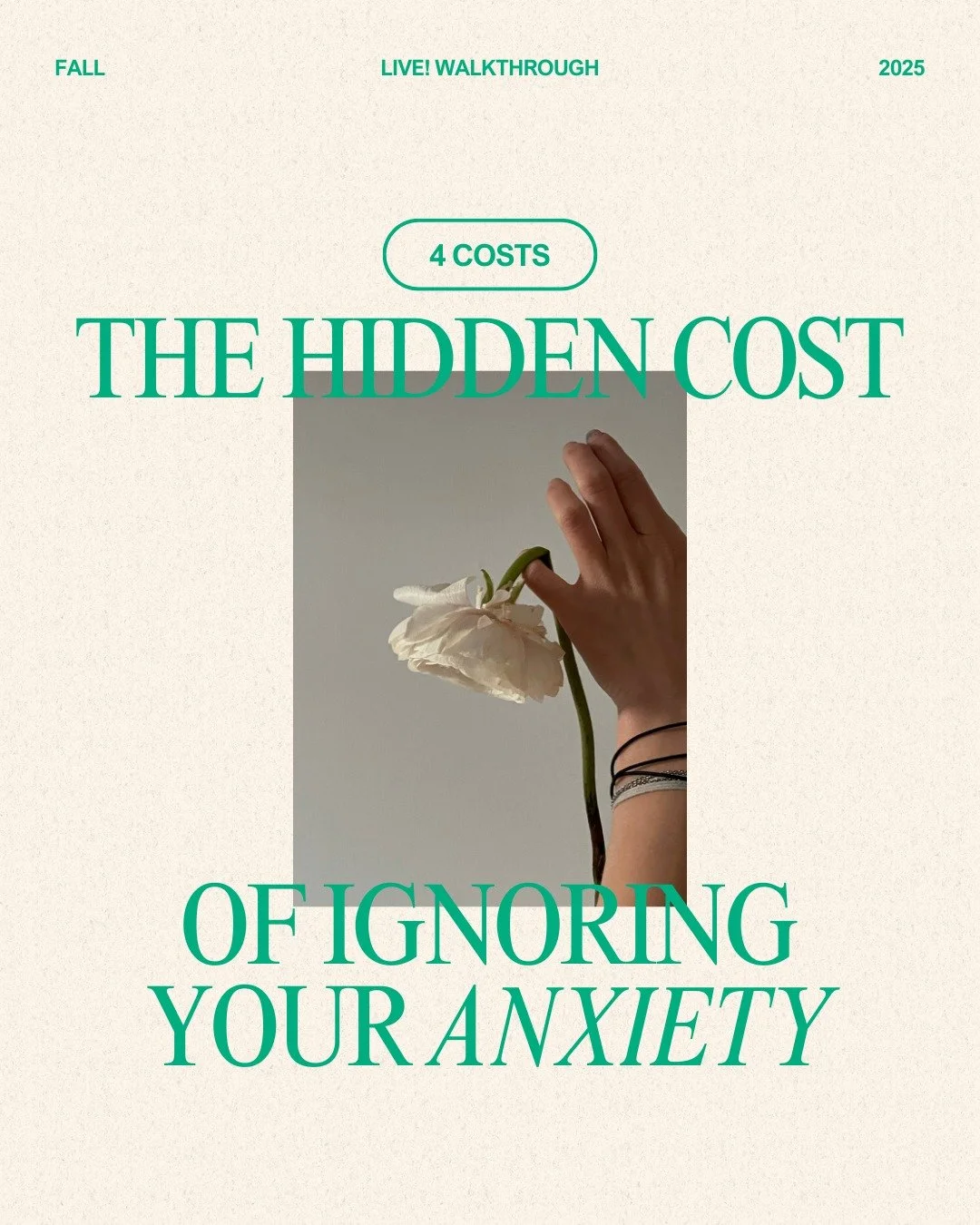 💔 The Hidden Cost Of Ignoring Your Anxiety

Anxiety is a check engine light letting you know what&rsquo;s going on inside of you. That&rsquo;s it &mdash; it&rsquo;s not who you are but what you experience. Anxiety not felt or heard will cause this i