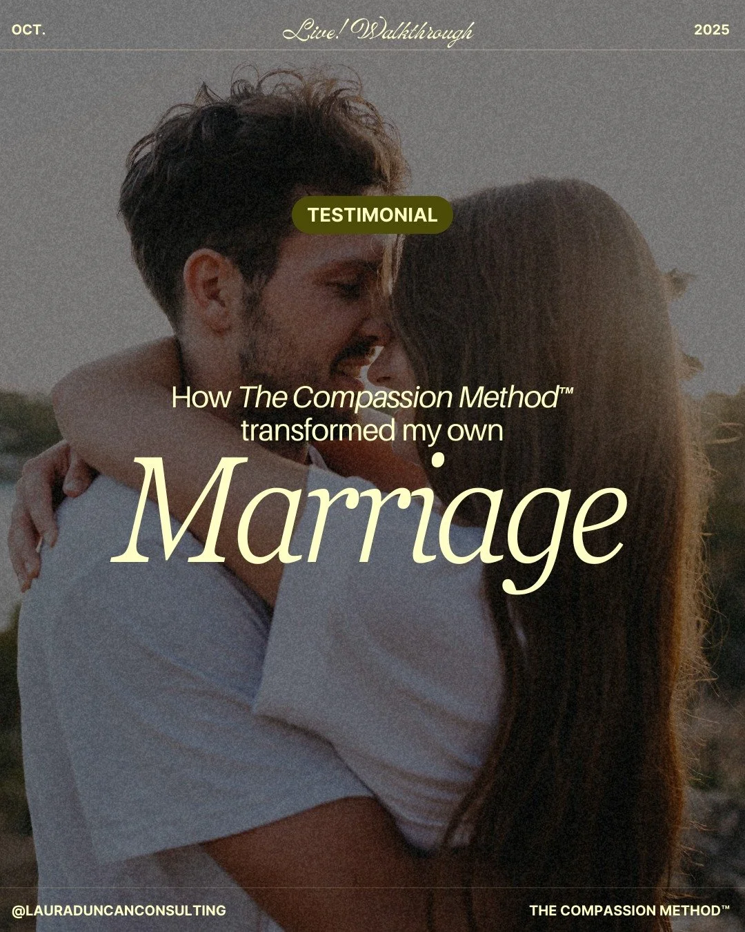 How The Compassion Method&trade; transformed my own Marriage &mdash; LIVE! Walkthrough Testimonial

🎃 We&rsquo;re getting so close to starting our LIVE! Fall Walkthrough! As we draw near to Oct. 7th, I want to share testimonies of people who have be