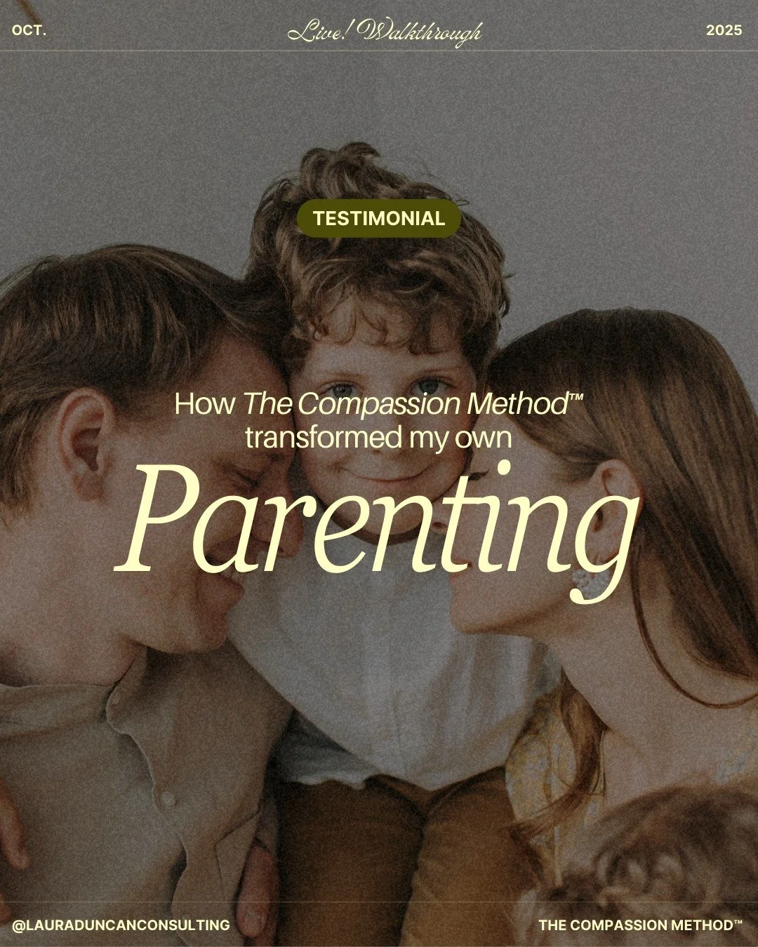 How The Compassion Method&trade; transformed my own Parenting &mdash; LIVE! Walkthrough Testimonial

🎃 We&rsquo;re getting so close! As we draw near to Oct. 7th, I wanted to share the different people who have greatly been impacted by these walkthro