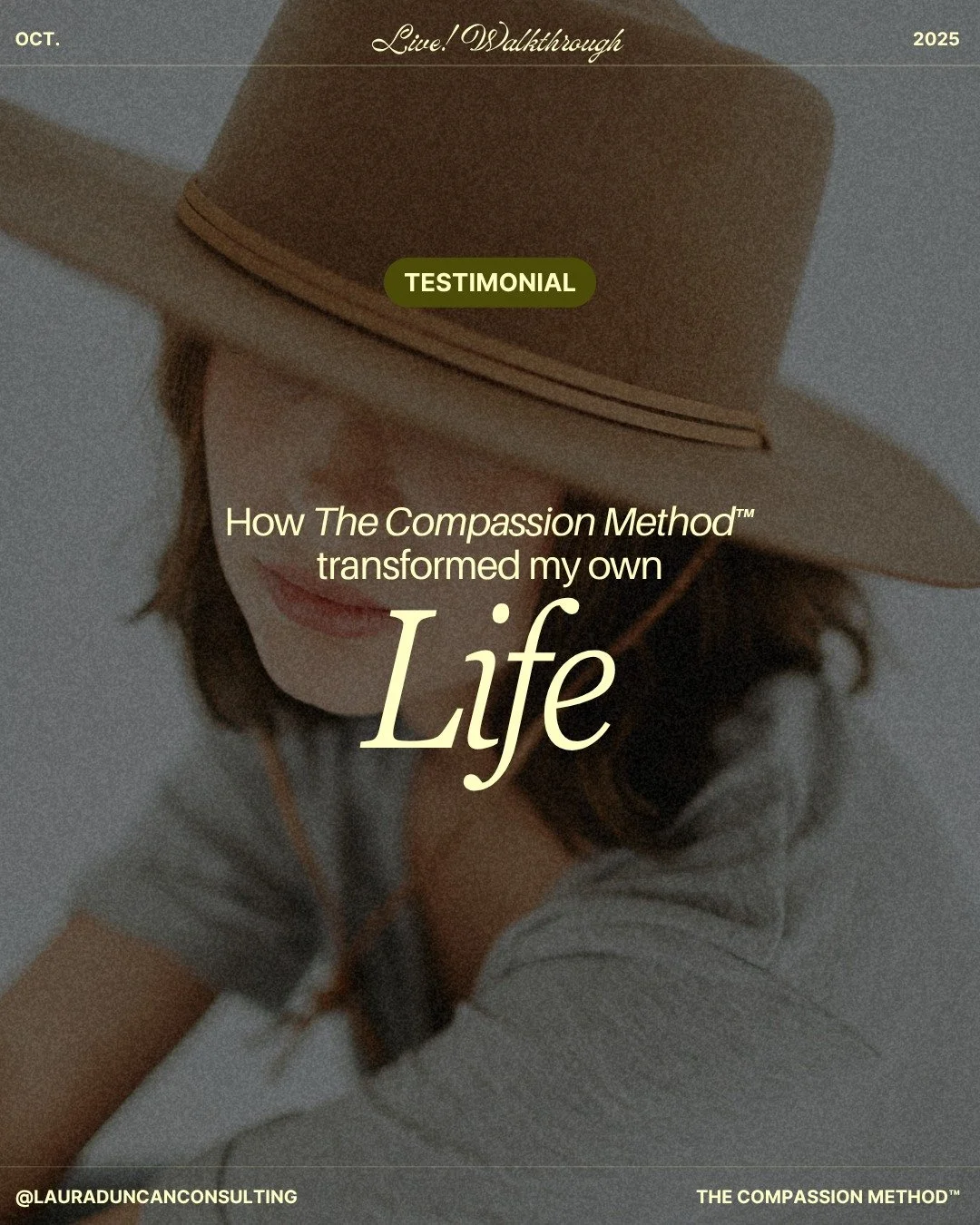 How The Compassion Method&trade; transformed my own Life &mdash; LIVE! Walkthrough Testimonial!

🎃 We&rsquo;re getting so close! As we draw near to Oct. 7th, I wanted to share the different people who have greatly been impacted by these walkthroughs