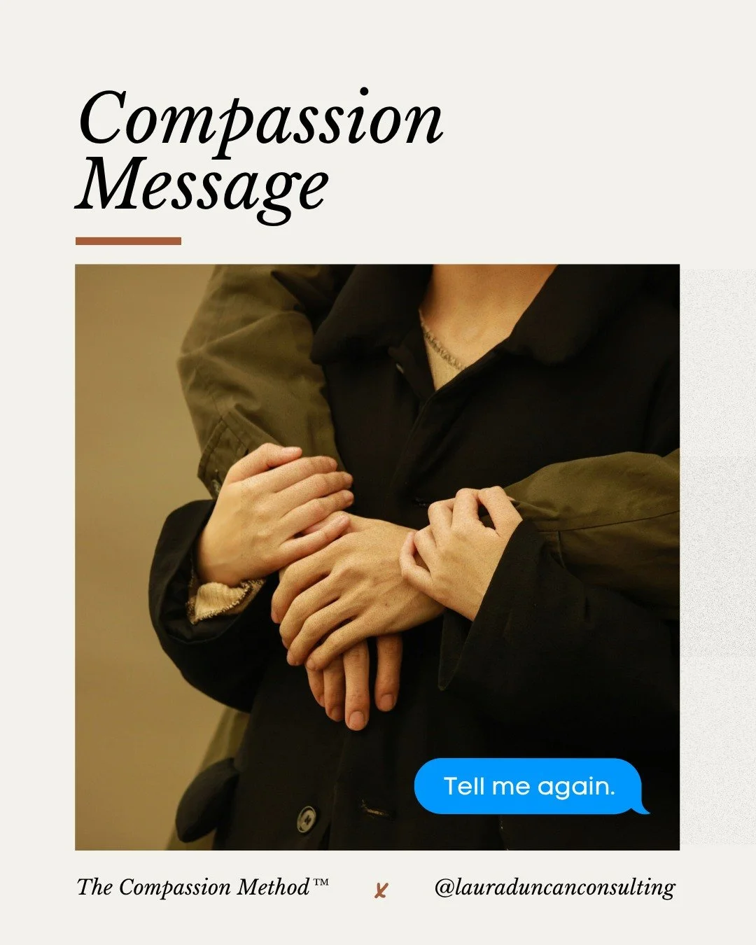 🍂 Compassion Message: &ldquo;Tell me again.&rdquo;

Take a moment right now and breathe in each sentence of today's compassion message, slowing down to give yourself the comfort and care you are worth today.

🌱 &ldquo;Tell me again. I see this stor
