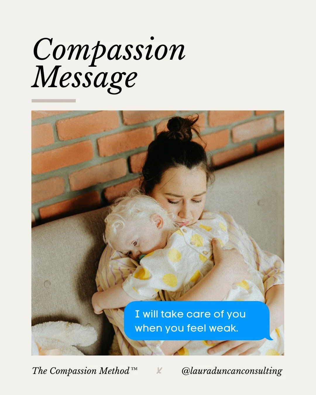 🍂 Compassion Message: &ldquo;I will take care of you when you feel weak.&rdquo;

Take a moment right now and breathe in each sentence of today's compassion message, slowing down to give yourself the comfort and care you are worth today.

🌱 &ldquo;L