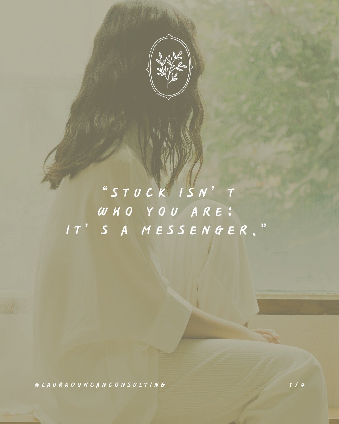 💌 &ldquo;Stuck isn&rsquo;t who you are; it&rsquo;s a messenger.&rdquo; - @lauraduncanconsulting

You don&rsquo;t need motivation. You need understanding.

Move from stuck today. My course, Essence: The Compassion Method Course, helps you wade throug