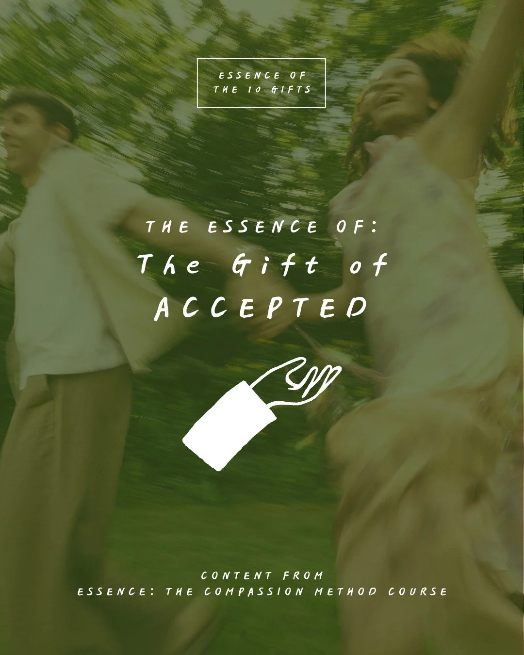 💝 The Essence of The Gift of: Accepted

📌 When you have the Gift of Accepted, you have this deep, steady, at-peace assuredness within ourselves. It&rsquo;s more than just confidence; you are fearlessly authentic because your identity isn&rsquo;t re