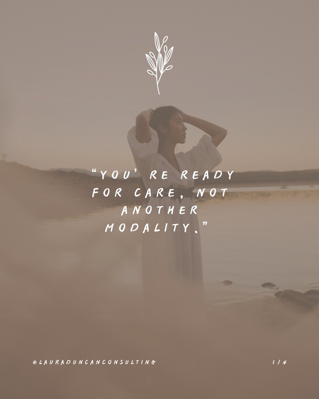 💌 &ldquo;You&rsquo;re ready for care, not another modality.&rdquo; - @lauraduncanconsulting

It&rsquo;s not about another framework; it&rsquo;s finally taking care of you.

It&rsquo;s always been about you. My course, Essence: The Compassion Method 