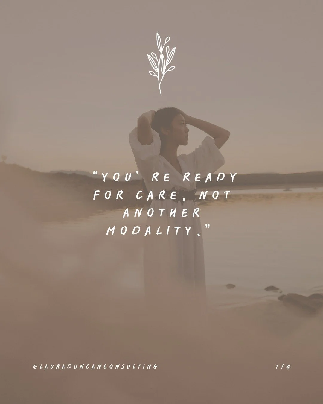 💌 &ldquo;You&rsquo;re ready for care, not another modality.&rdquo; - @lauraduncanconsulting

It&rsquo;s not about another framework; it&rsquo;s finally taking care of you.

It&rsquo;s always been about you. My course, Essence: The Compassion Method 