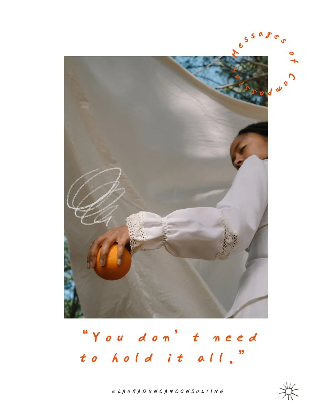 💌 A Message of Compassion for You: &ldquo;You don&rsquo;t need to hold it all.&rdquo;

📝 &ldquo;You don&rsquo;t need to hold it all. That&rsquo;s too heavy for you to carry. What means the most to you right now? Let&rsquo;s just focus on that one t