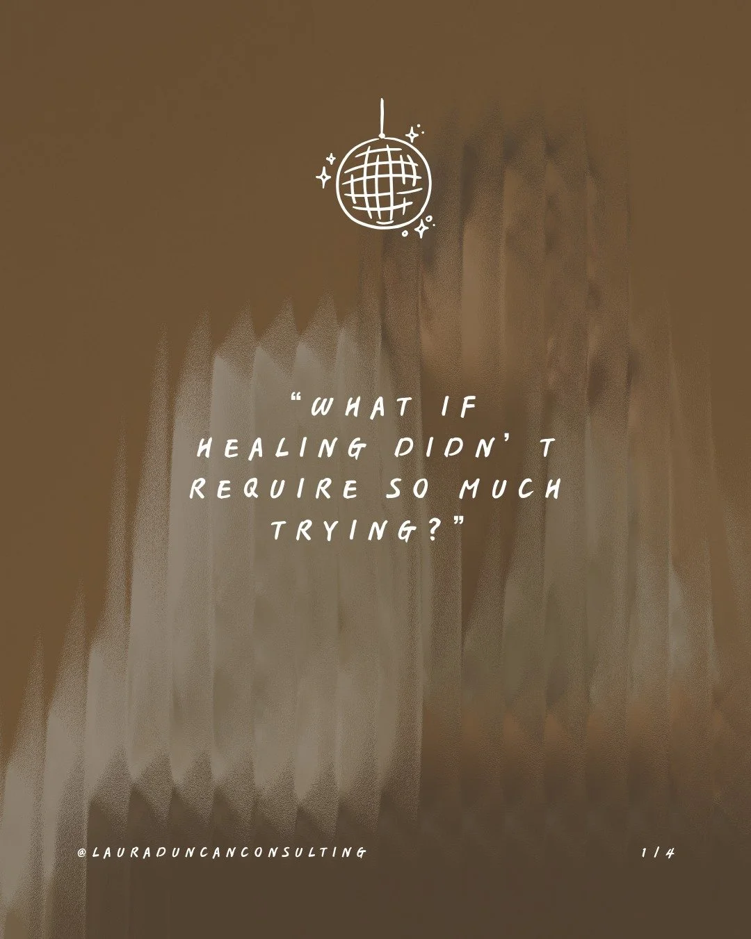 💌 &ldquo;What if healing didn&rsquo;t require so much trying?&rdquo; - @lauraduncanconsulting

What if healing felt more like a reunion or a coming home celebration?�

Compassion ends in a party. My course, Essence: The Compassion Method Course, bri