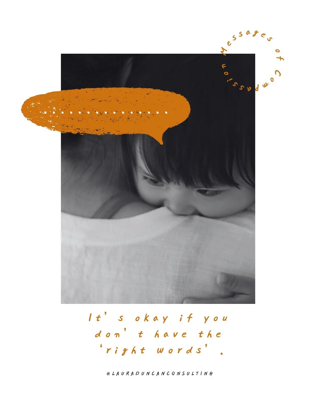 💬 A Message of Compassion for You: &ldquo;It&rsquo;s okay if you don&rsquo;t have the &lsquo;right words&rsquo;."

📝 &ldquo;You don&rsquo;t need to know what to say. You never had to, baby. It&rsquo;s okay if your feelings don&rsquo;t have nam