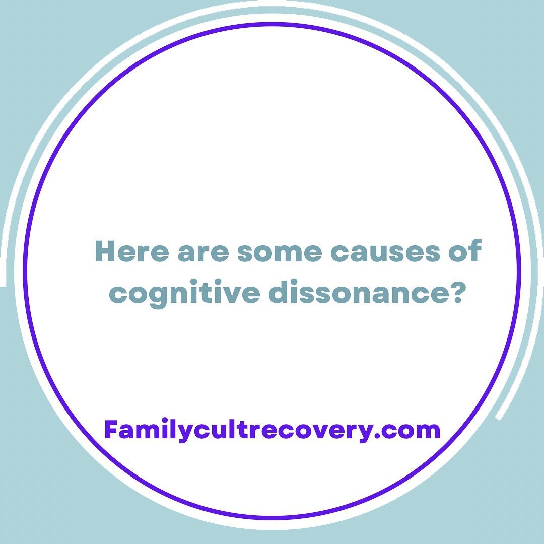 What causes Cognitive Dissonance?

Every family, relationship, and experience can create conflicts that lead to cognitive dissonance.

Forced Compliance
If you find yourself engaging in behaviors that are opposed to your own beliefs due to expectatio