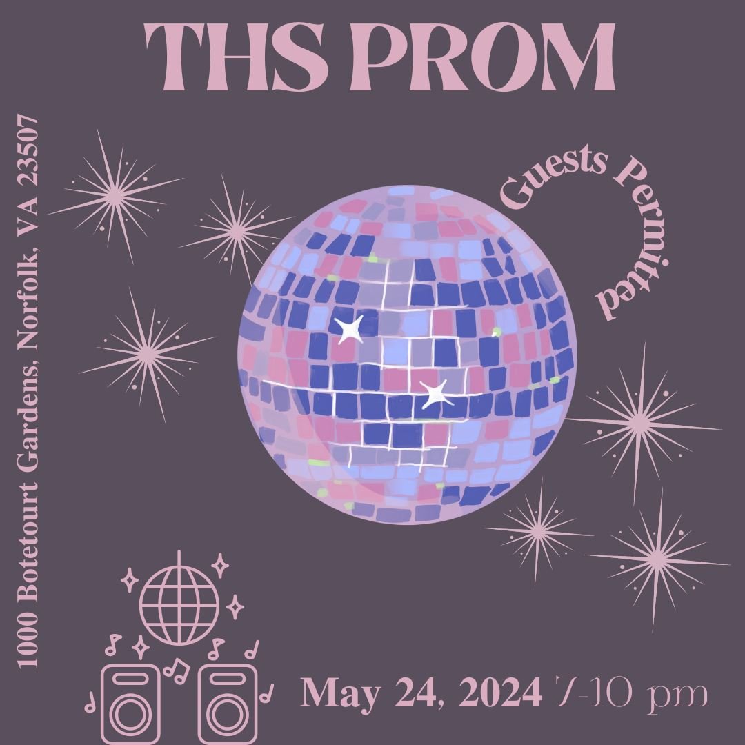 It's almost time for PROM!  Dance the night away on Friday, May 24th at the Fred Heutte Center. Be sure to purchase tickets and turn in your permission slips (for students AND guests) by Monday, May 20th. Guests may not be over the age of 18. Prom is