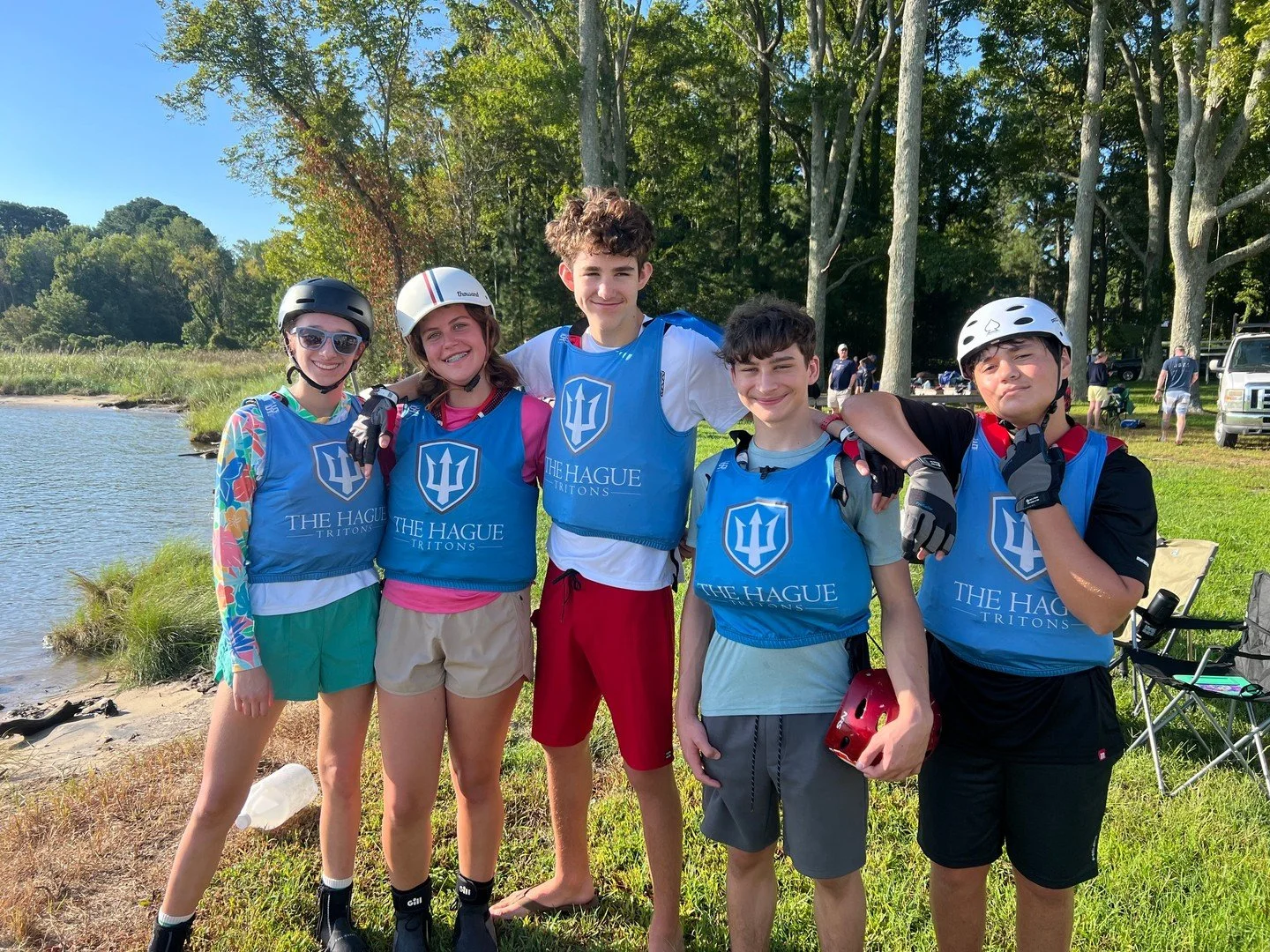 This past weekend, The Hague School sailing team competed in the first regatta of the season at Christ Church.  On the way home, the team enjoyed a sweet treat at @shortlaneicecream.va in Gloucester.  Way to Go Tritons! @norfolkyouthsailing 

#Triton