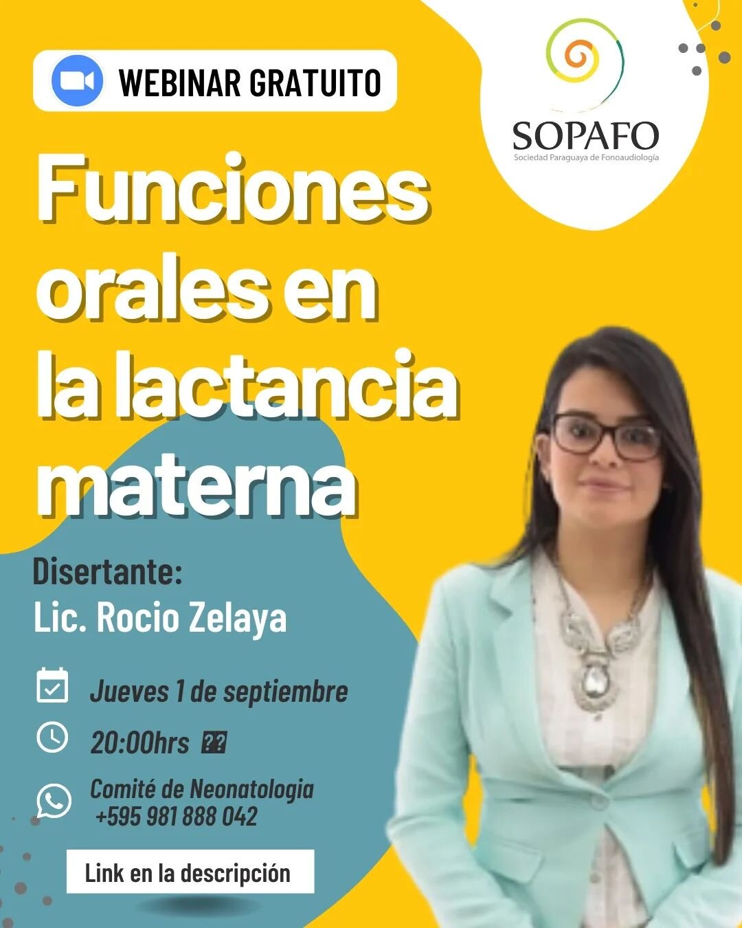 5 ENCUENTROS GRATUITOS SOBRE PRIMERA INFANCIA DESDE ACA ESPECIALIDAD! 

Este es el 1ro de 5 🙌

Desde el comit&eacute; de NEONATOLOG&Iacute;A tenemos la primera charla dentro de la tem&aacute;tica de PRIMERA INFANCIA.

1ra charla
🙌Tema: Funciones or