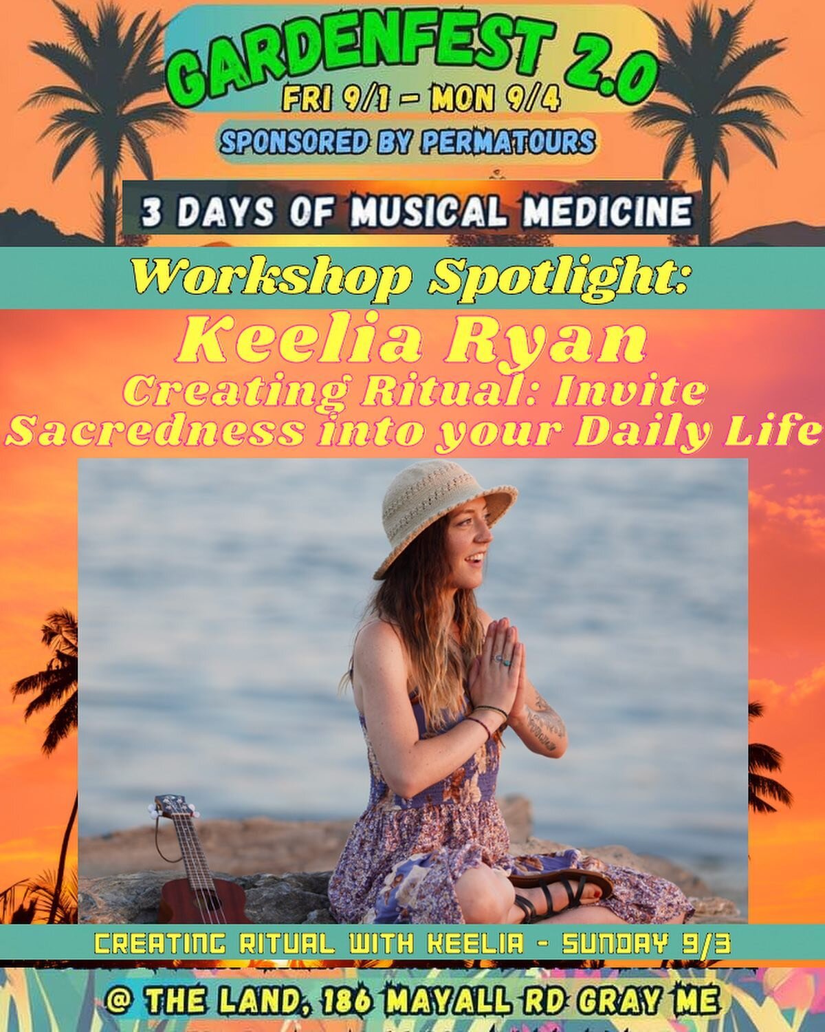 🪴GARDENFEST🎶
I am so excited to be presenting a workshop at this years Gardenfest! Last year was so so fun, and I&rsquo;m SOO excited that this year that it&rsquo;s in Maine, right near where I live! SOO ATTENTION MAINE/NEW ENGLANDERS: you should r