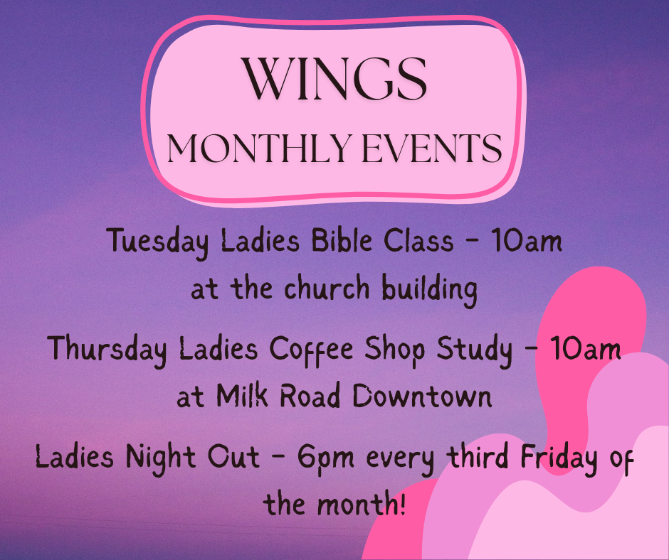 WINGS Monthly Events