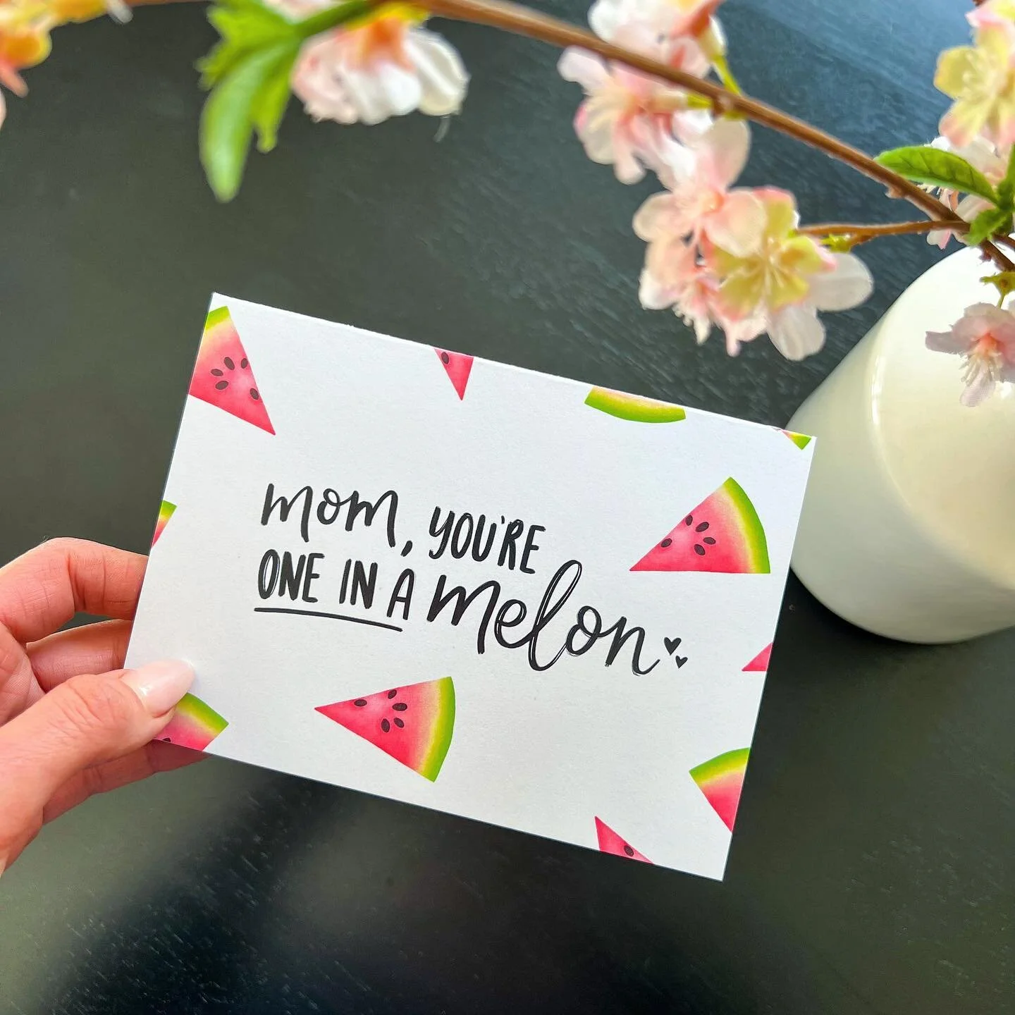 Happy weekend 💗🌸 Mother&rsquo;s Day is just a few weeks away!
 
#punfullyyours #cardsofinstagram #punsfordays #punstagram #papergoods #graphicdesign #procreateletteting #procreate #procreateart #digitalart⁣ #detroitartist #supportlocalmichigan⁣⁣⁣⁣
