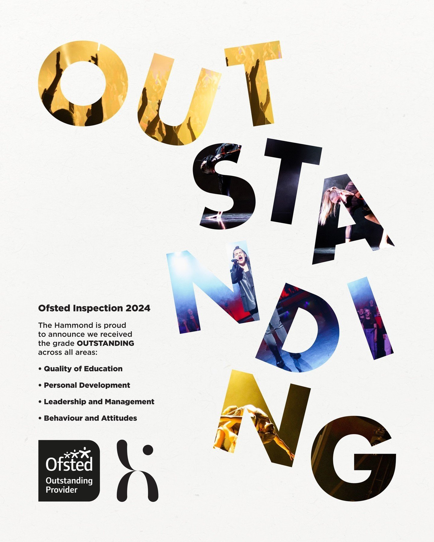 🎉 OUTSTANDING 🎉⁠
⁠
We're thrilled to share that The Hammond's has achieved OUTSTANDING ratings across all categories in our latest Ofsted inspection.⁠
⁠
We are proud to be recognised for our exemplary performance in the four key areas of inspection