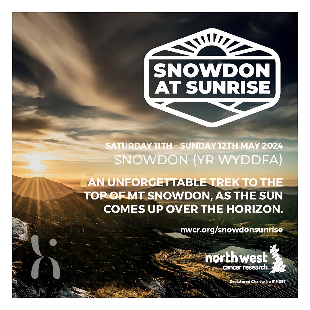 🏔️ On Saturday 11th May and into Sunday 12th May, Hammond faculty members Haley Thorbinson and Lucia Martin will embark on an overnight trek up Snowdon to reach the summit by sunrise, all in support of raising funds for North West Cancer Research!⁠
