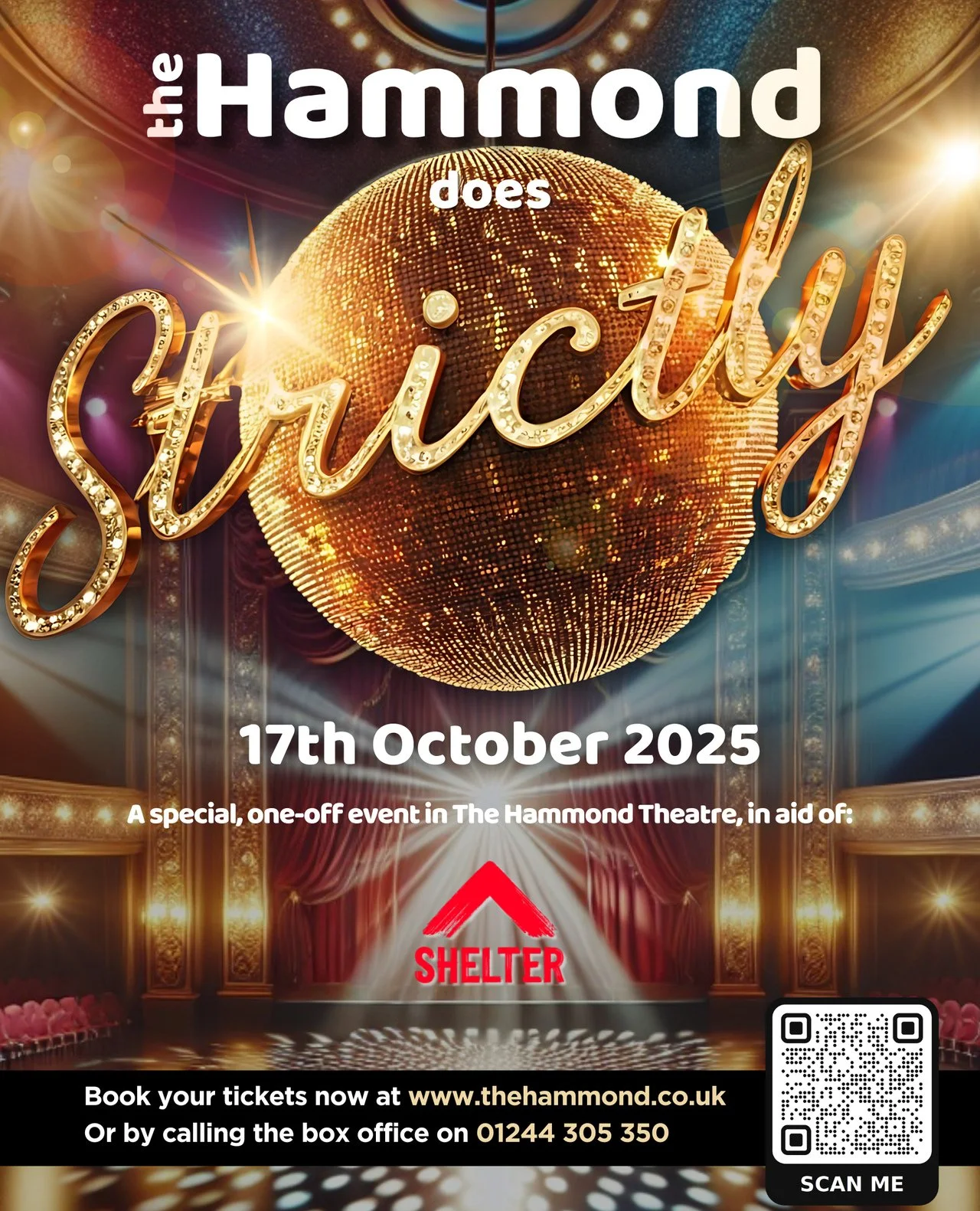 Only a few tickets left! 🎟️⁠⁠
⁠
Watch as brave novice members of the Hammond Faculty swap the office or classroom for the ballroom, pairing up with professional dancers to compete for the ultimate prize: the coveted Glitter Ball Trophy!✨🏆⁠
⁠
Expect