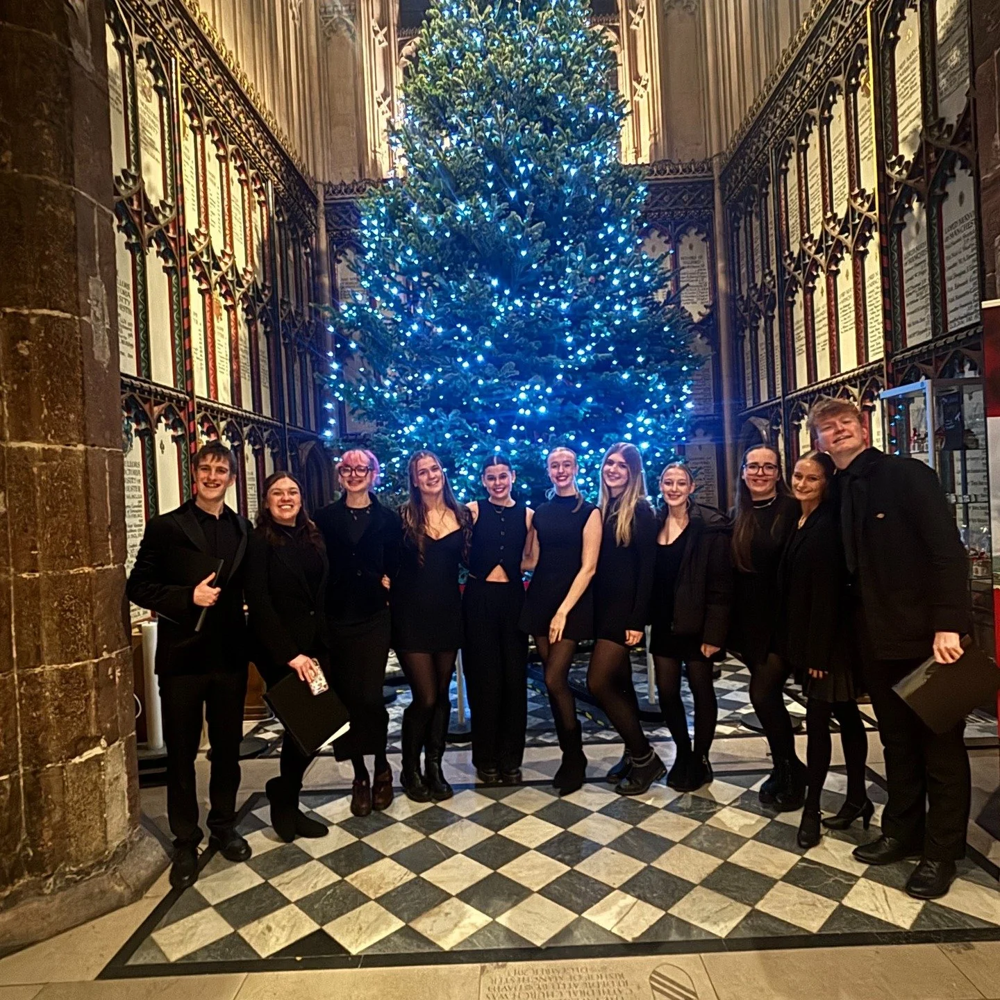 So proud of our BA students! ✨

Last Thursday, a group of our incredibly talented students were invited to perform at Carols in the City at Manchester Cathedral for their annual charity event 🎄🎶

They performed beautifully and represented us with s